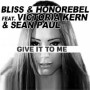 Bliss & Honorebel ft Victoria Kern & Sean Paul ­- give it to me1